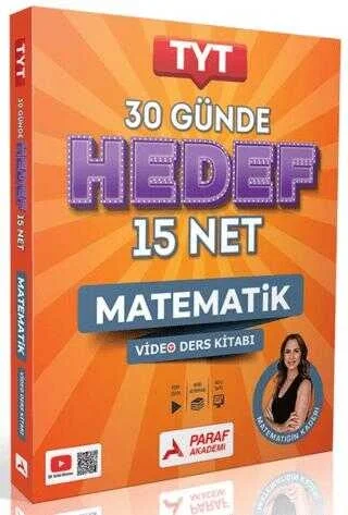 Paraf Tyt 30 Günde Hedef 15 Net Matematik Video Ders Kitabı