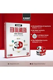 3D 8. Sınıf Fen Bilimleri Soru Bankası