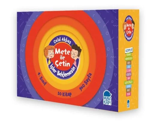 Mete İle Çetin İşler Beklemesin 4.Sınıflar İçin 10 Kitap Mavi Kirpi
