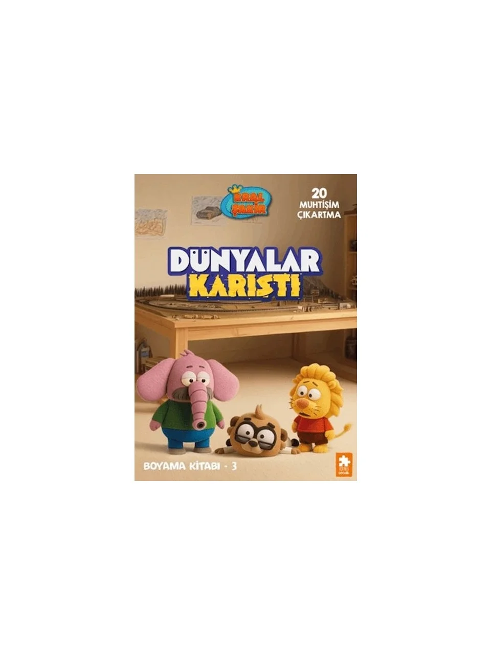 Kral Şakir Dünyalar Karşıtı Boyama 3 Eksik Parça