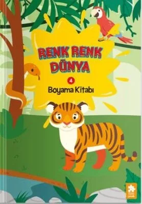 Renk Renk Dünya 4 Boyama Kitabı Eksik Parça