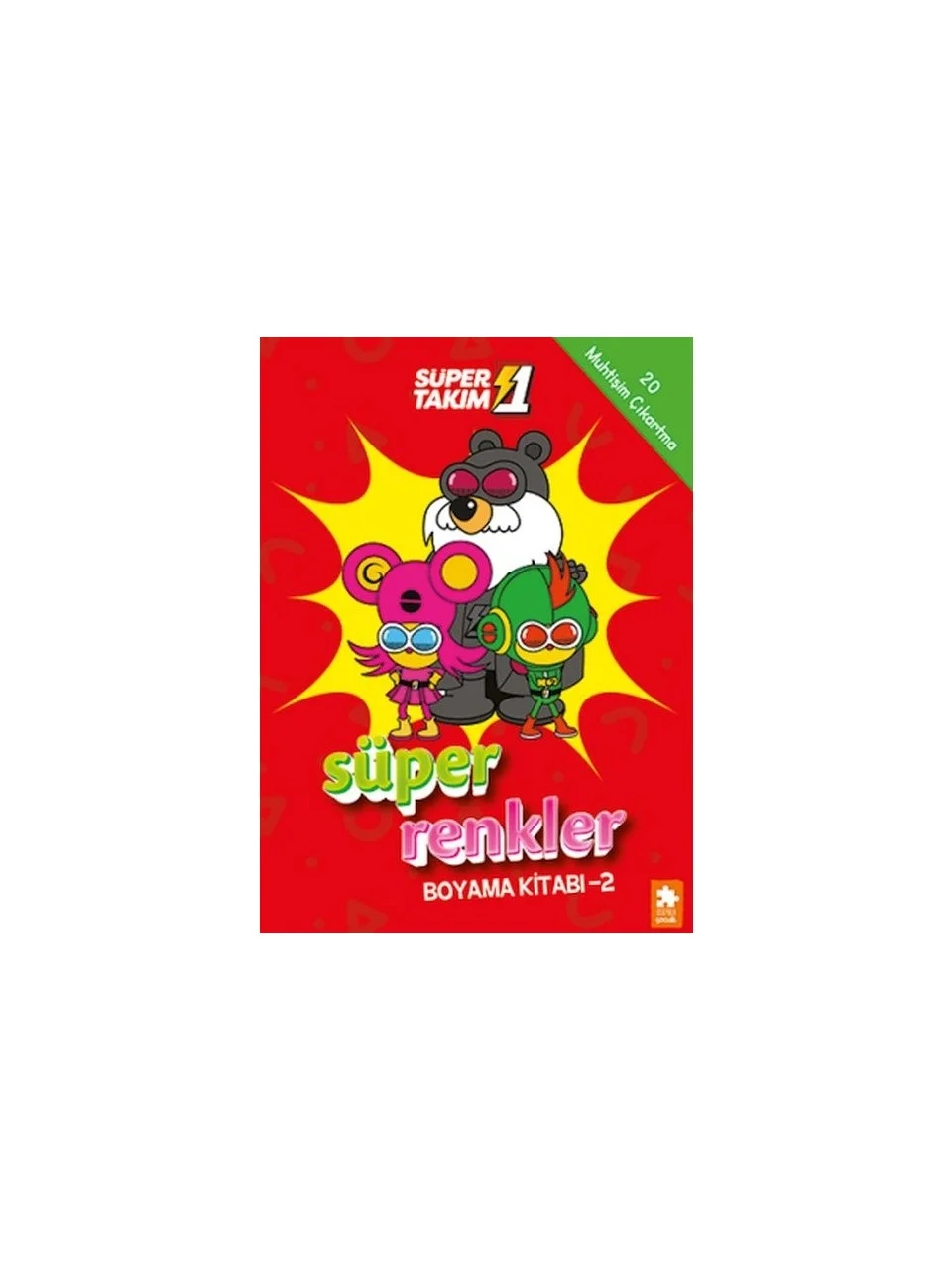 Süper Takım 1 Süper Renkeler Boyama 2 Eksikparça