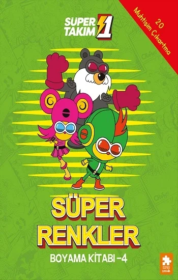 Süper Takım 1 Süper Renkler Boyama 4 Eksikparça