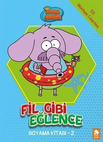 Kral Şakir Fil Gibi Eğlence Boyama 2 Eksikparça