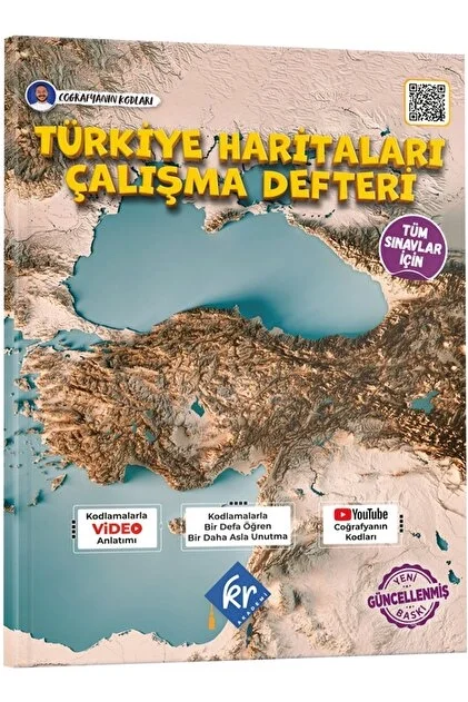 Kr Coğrafyanın Kodları Türkiye Haritaları Çalışma Defteri
