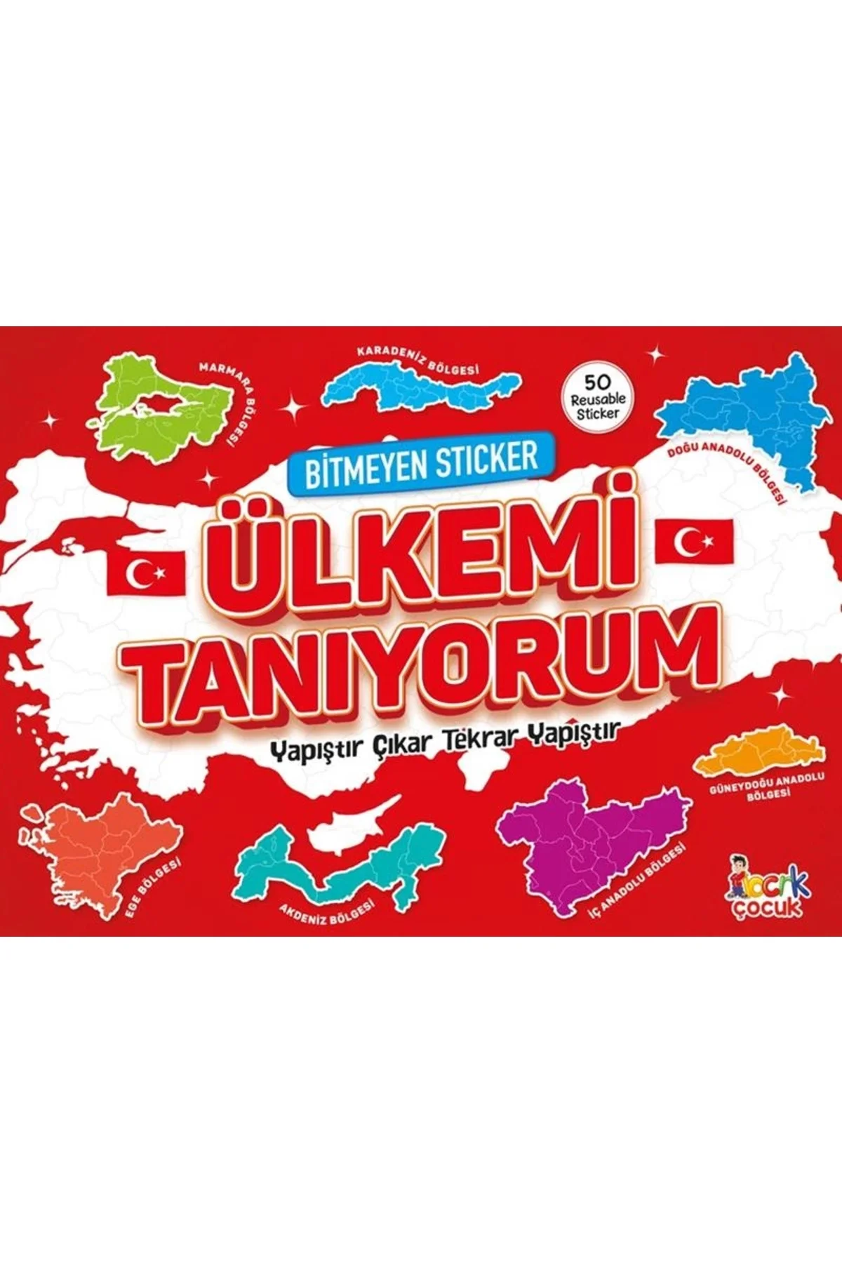 Bitmeyen Sticker Ülkeni Tanıyorum Nesil Çocuk