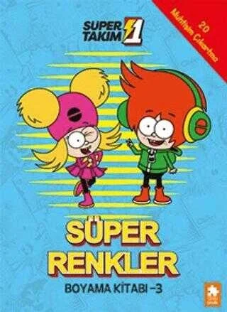 Süper Renkler Boyama Kitabı-3 Eksikparça