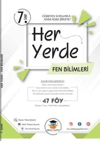 7.Sınıf Her Yerde Fen Bilimleri 47 Föy Zeka Küpü