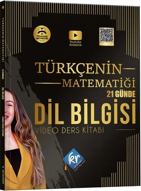 Türkçenin Matematiği 21 Günde Dilbilgisi Video Ders Kitabı Kr Akademi