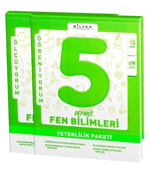 Bilfen 5.Sınıf Fen Bilimleri Depar Yeterlilik Paketi