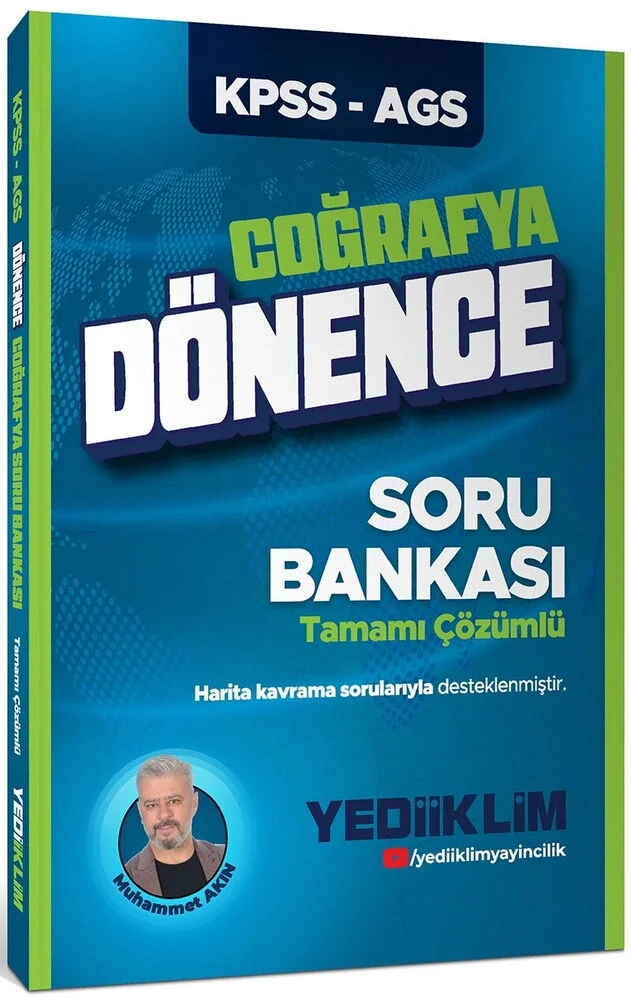 Kpss Ags Coğrafya Dönence Çözümlü soru Bankası Yediiklim