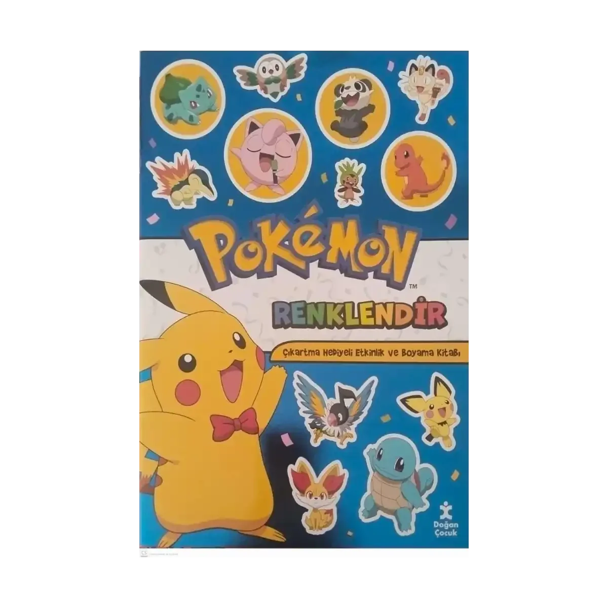 Pokemon Renklendir Boyama Doğan çocuk