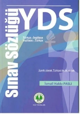Yds Sınav Sözlüğü Türkçe İngilizce İsmail Hakkı Paslı Yevese Yayıncılık