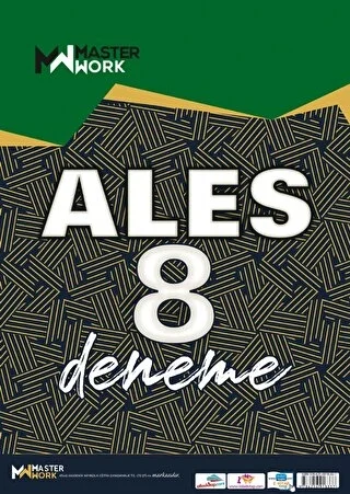 Ales 8 Çözümlü Deneme Seti Master Work
