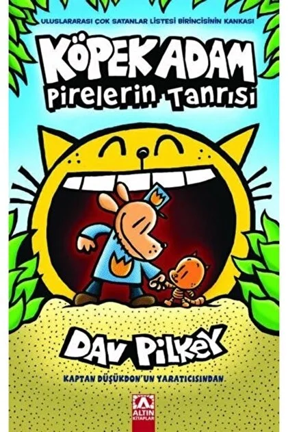 Köpek Adam 5 Pirelerin Tanrısı Dav Pilkey Altın Kitaplar