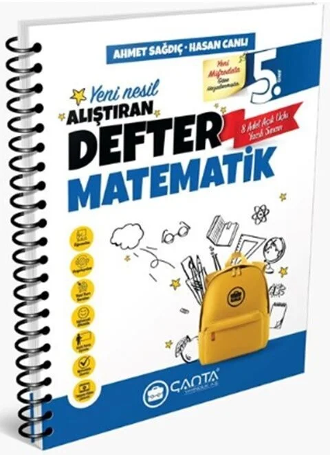 Çanta 5.Sınıf Matematik Alıştıran Defter