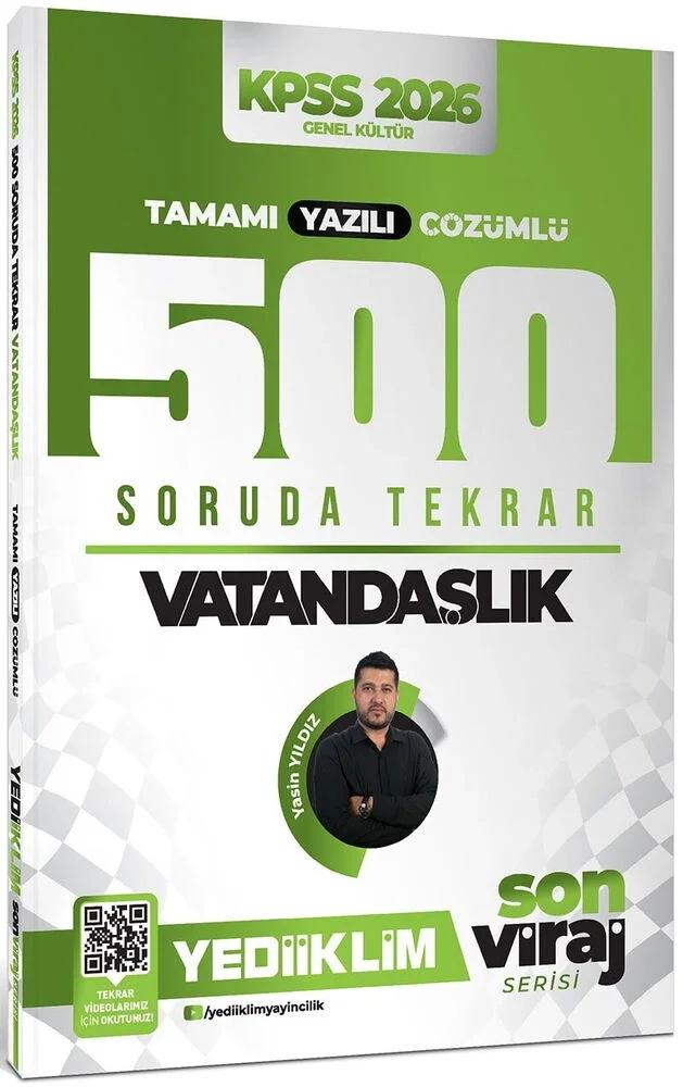 Kpss 2026 Ags Gk Vatandaşlık 500 Soruda Tekrar Son Viraj Yediiklim