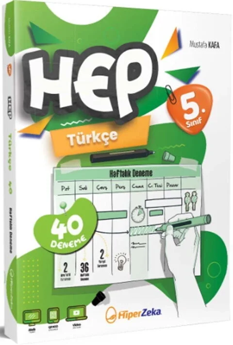 HİPERZEKA 5.SINIF HEP TÜRKÇE 40 DENEME