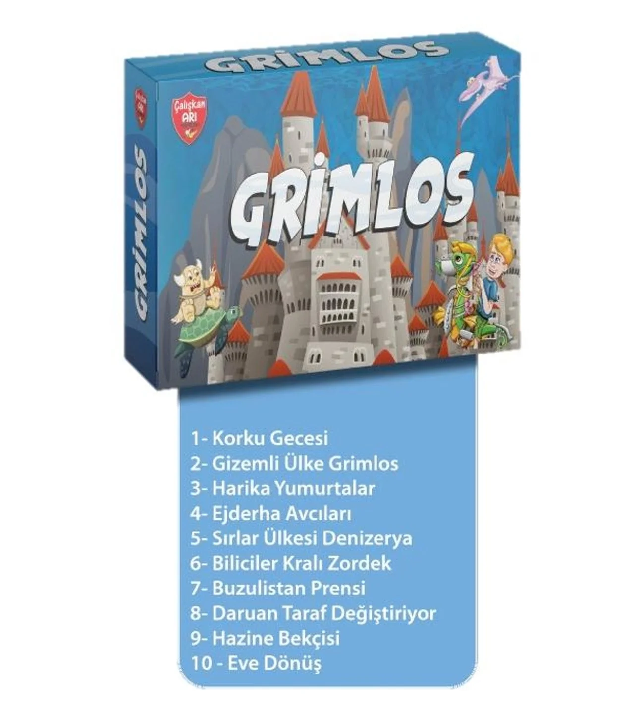 Grimlos 10 Kitap Okuma Seti Çalışkan Arı Yayın