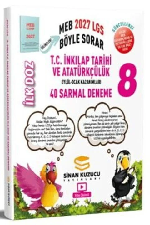 8.Sınıf İnkilap Tarihi 40 Sarmal Deneme 2027 Lgs Meb Böyle Sorar Sinan Kuzucu