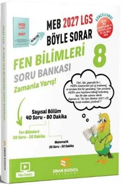 8.Sınıf Lgs Fen Bilimleri Soru Bankası Meb Böyle Sorar 2027 Lgs Sinan Kuzucu