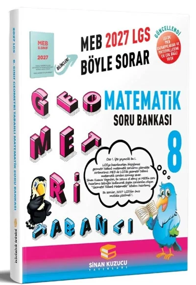 8.Sınıf Matematik Soru Bankası 2027 Lgs Meb Böyle Sorar Sinan Kuzucu