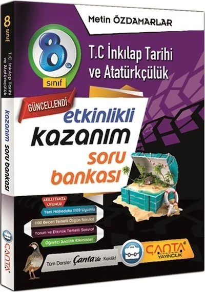 Çanta 8.Sınıf İnkilap Tarihi Etkinlikli Kazanım Soru Bankası