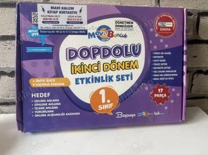 Dopdolu 1.Sınıf 2. Dönem Etkinlik Seti Mavi Boncuk