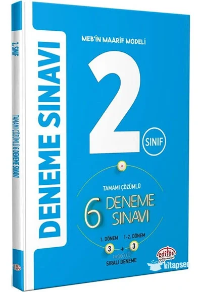 Editör 2. Sınıf 6 Çözümlü Deneme