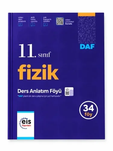 EİS 11.SINIF FİZİK DERS ANLATIM FÖYÜ