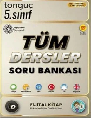 Tonguç 5.Sınıf Tüm Dersler Soru Bankası Fijital Kitap