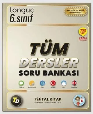 Tonguç 6.Sınıf Tüm Dersler Soru Bankası Maarif Modeli