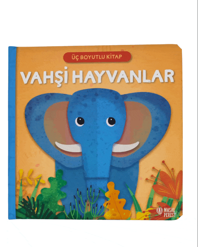 Vahşi Hayvanlar 3 Boyutlu Kitap Masalperest