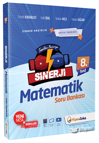 8.Sınıf Sinerji Matematik Soru Bankası Hiperzeka