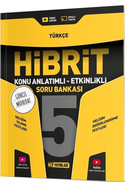 Hız 5.Sınıf Türkçe Konu Anlatımlı Etkinlikli Soru Bankası
