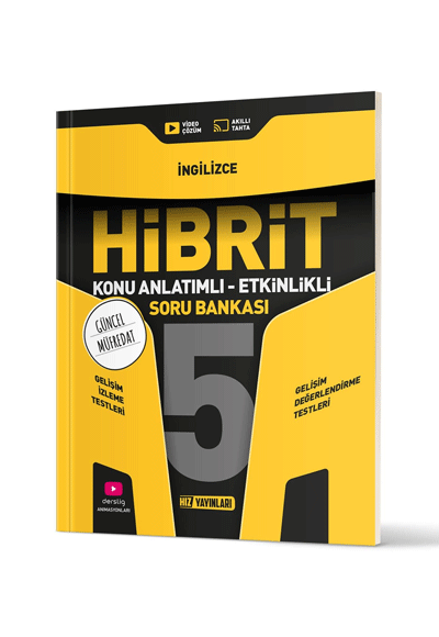 5.SINIF HİBRİT NGİLİZCE SORU BANKASI HIZ YAYINLARI