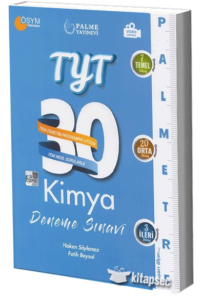 Palme Tyt Kimya 30 Deneme