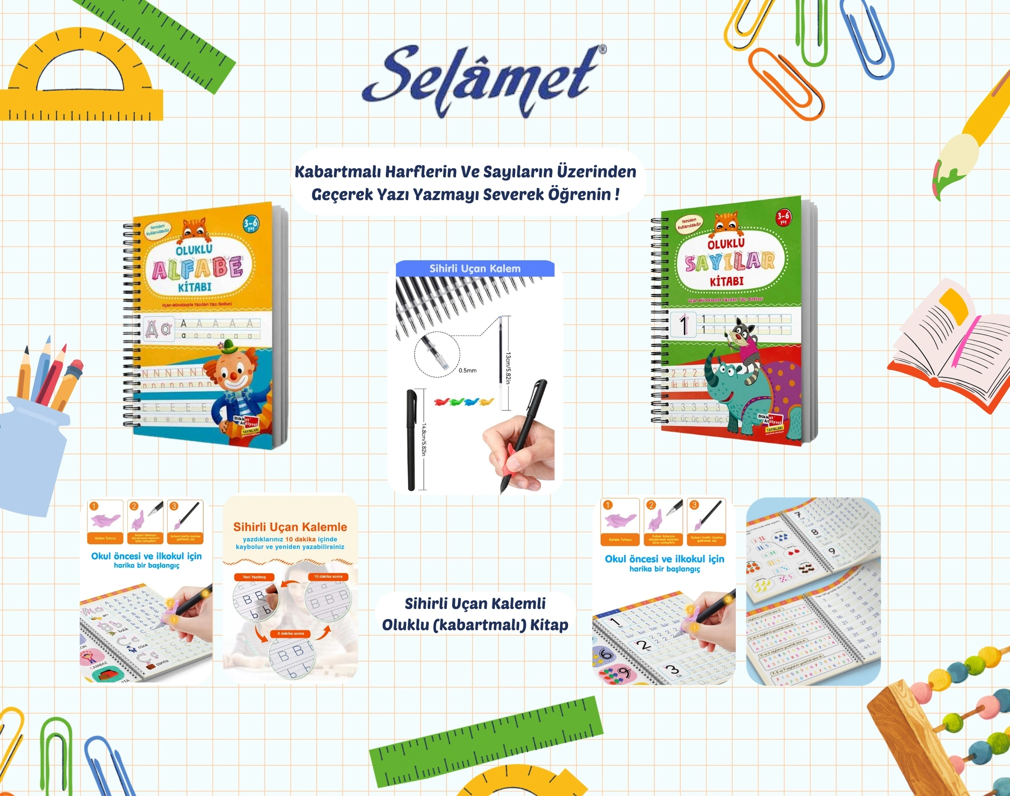 Selamet Kitap Kırtasiye, Kitap ve Kırtasiyeye Dair Herşey