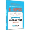 2026 E-Kpss Gy Gk Tüm Adaylar Yaprak Test Yediiklim