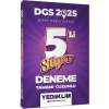 2025 Dgs Siper 5 Çözümlü Deneme  Yediiklim