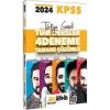 2024 Kpss Tüm Dersler 4 Çözümlü Deneme Türkiye Geneli  Hocawebde