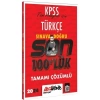 Kpss Tüm Adaylar Türkçe Sınava Doğru Son 100 Lük Çözümlü  Hocawebde