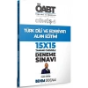 Öabt Türk Edebiyatı Alan Eğitimi 15X15 Çözümlü Deneme Sınavı Benim Hocam