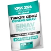 2024 Kpss Ortaöğretim Önlisans Türkiye Geneli Deneme -1  Yediiklim