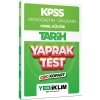 Kpss Ortaöğretim Önlisans Gk Tarih Yaprak Test  Yediiklim