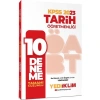 Kpss 2023 Tarih Öğretmenliği 10 Çözümlü Deneme  Yediiklim
