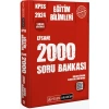 Pegem 2024 Kpss Eğitim Bilimleri Efsane 2000 Soru Bankası