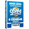 Kpss 2024 Eğitim Bilimleri 8 Çözümlü Deneme  Yediiklim