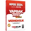 Kpss 2024 Gk Vatandaşlık Yaprak Test  Yediiklim