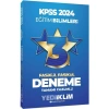 Kpss 2024 Eğitim Bilimleri 3 Çözümlü Deneme  Yediiklim